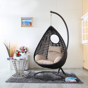 Manhattan - Modern Black Swing Chair